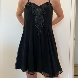 Authentic Vintage Holiday Dress with beautiful beading